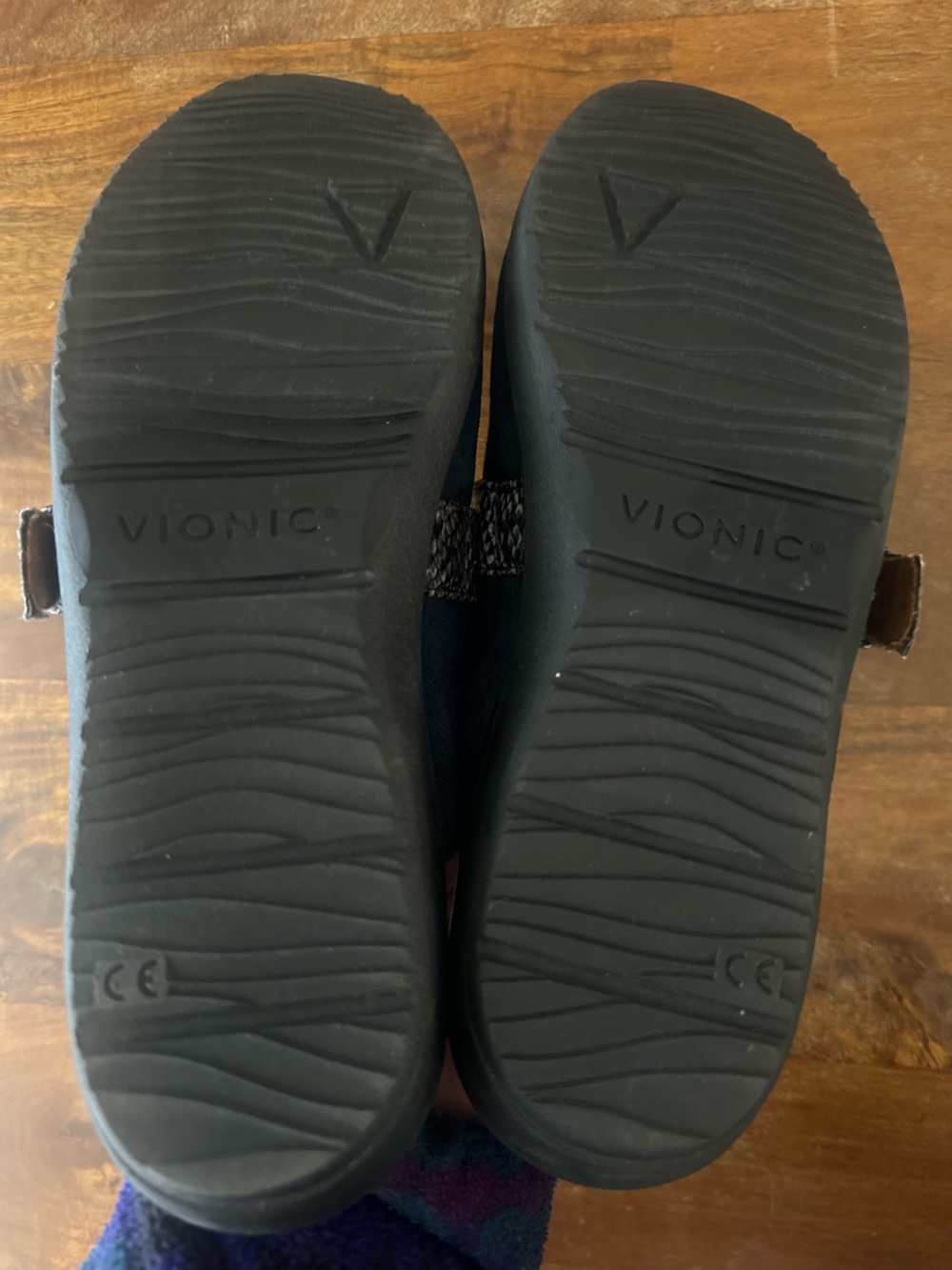 Vionic‎ Darla blue suede slip on comfort mules flats ladies 9.5 wide - Picture 3 of 8